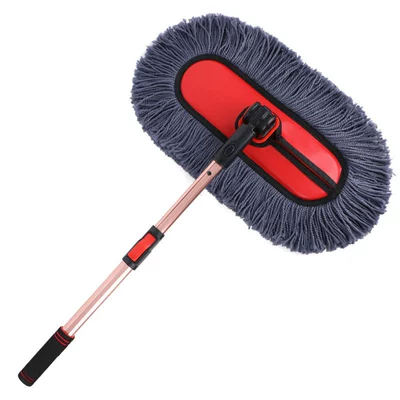 High-End Car Feather Duster Dust Removal Brush, Special Tool for Cleaning Car Dust, Car-Specific Brush That Doesn'T Shed Bristles (Car cleaning tools) - 360-degree-rotating-dust-duster