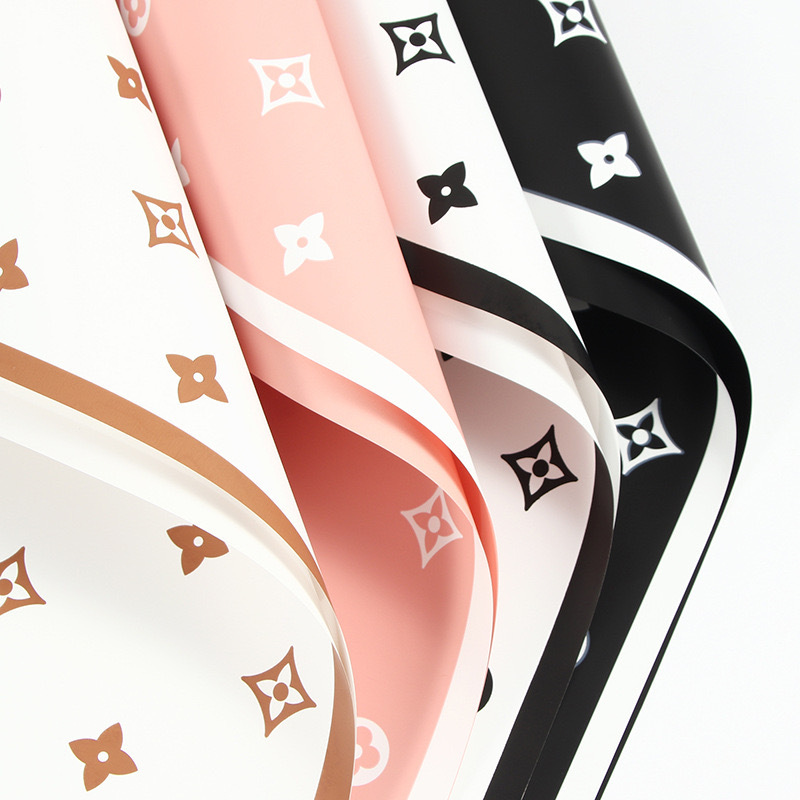 LiZhiRan papel de embalaje de flores en stock florista paquete de flores de gran marca material de papel de flores