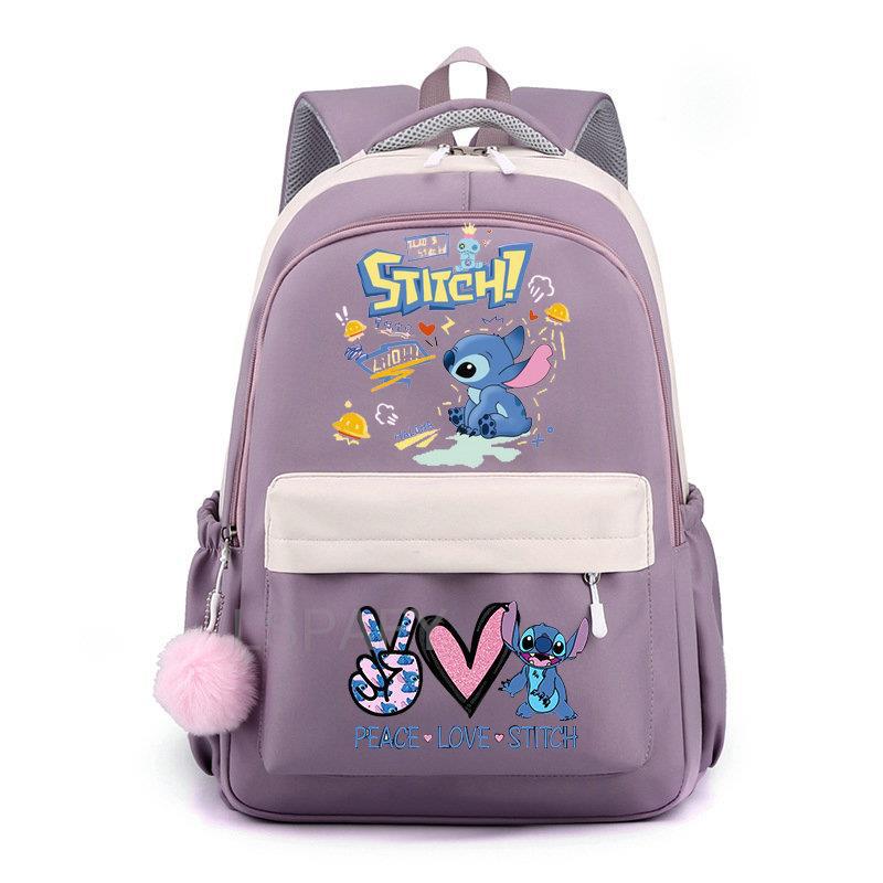 Stitch niños bolso de escuela mochila moda niños mochila de viaje lindo niño niña libro mochila