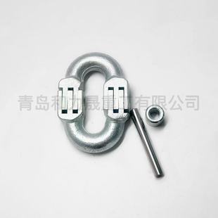 Marine Connecting Ring Chain Container Hatch with Interlocking Connecting Ring Lifting Chain Rigging Forged Rigging