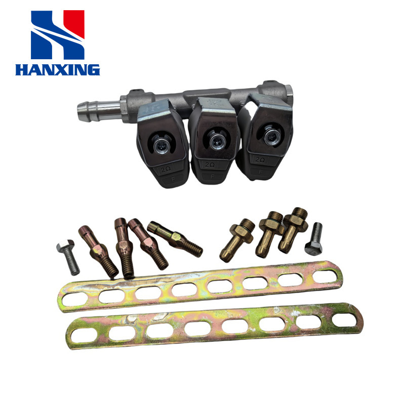 Lpg/Cng Car Oil to Gas Conversion Gray Die-Cast Three-Cylinder Spray Rail Control Kit Gas Car Accessories