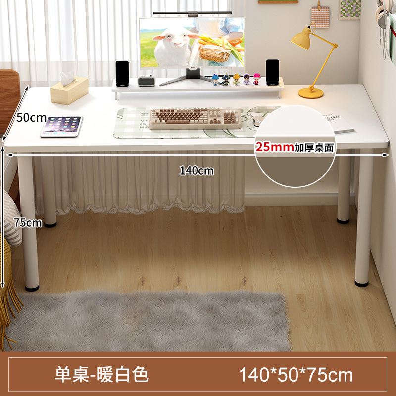 Escritorio Dormitorio de niña con cajón Escritorio de estudio de maquillaje simple para el hogar del estudiante Escritorio de computadora de oficina de alquiler