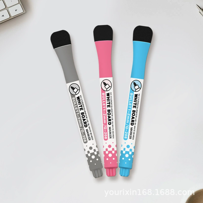 Magnetic erasable fridge magnet writing