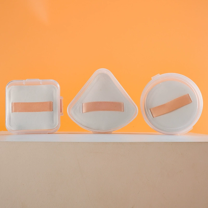 Makeup Sponge Set, cotton foundation & powder applicators — triangular, square, round lightweight kit