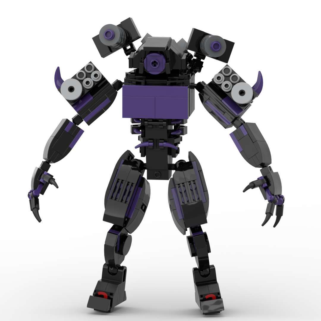 Laberinto bruja juego caliente Inodoro Hombre bloques de construcción Monitor MOC Mesa hecha a mano columpio monstruo TV hombre