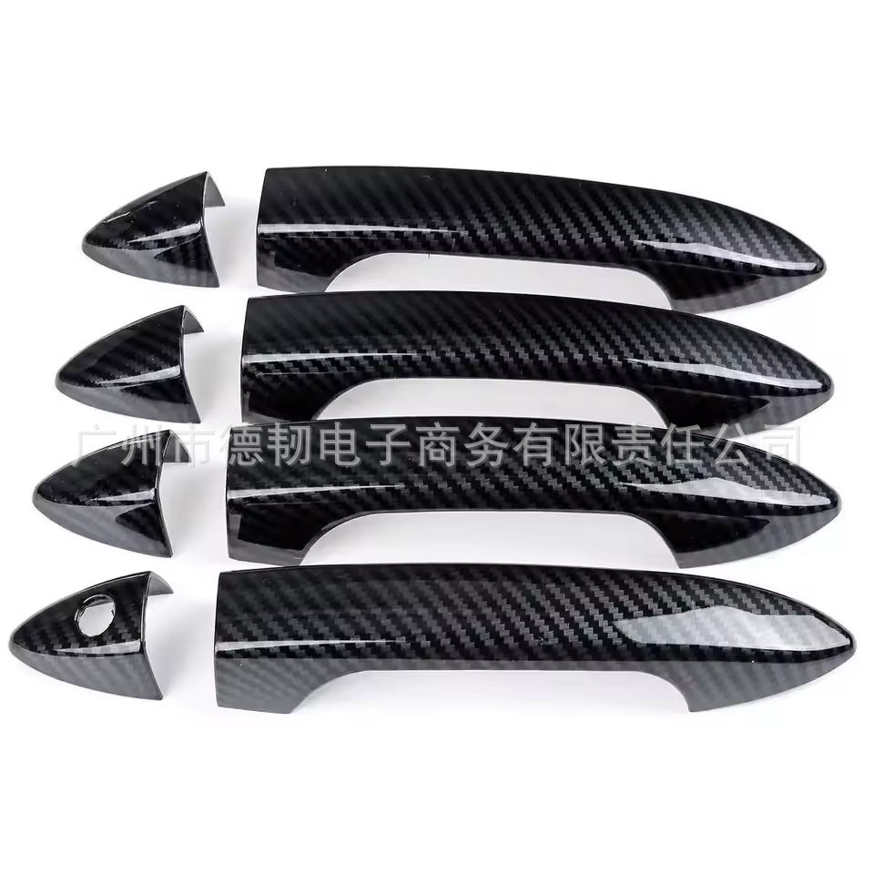 Suitable for 14-17 Models of Honda Accord, Glossy Black Handle Stickers for the Ninth Generation and Ninth Generation Half Accord Door Handle Decoration