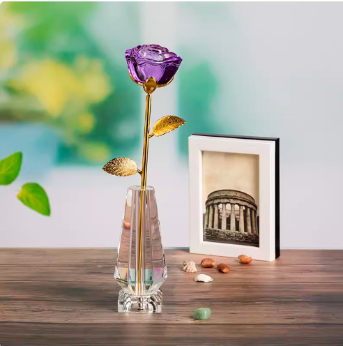 피는 스타일(보라색) + 꽃병