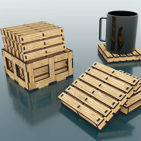 Трансграничная деревянная кружка для домашнего водяного стакана подставка для обеденного стола противоскользящая подушка Полная подушка для изоляции деревянных поддонов