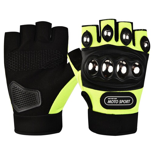 Motorcycle Riding Half Finger Gloves for Men and Women Outdoor Sports Fitness Hiking Protective Long Finger Hard Shell Gloves