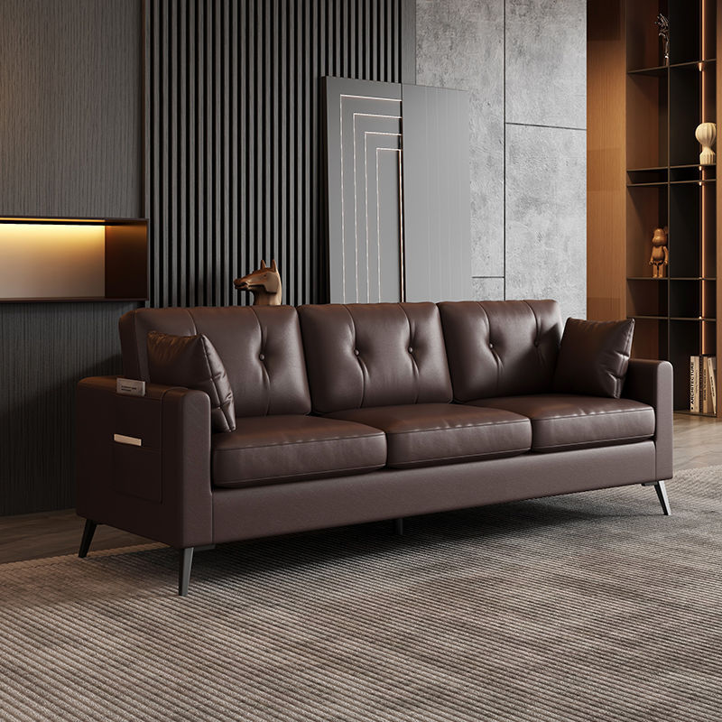 Small Apartment Rental Office Sofa Sofa Clothing Store Home Living Room Single Double Three Person Simple Office Sofa