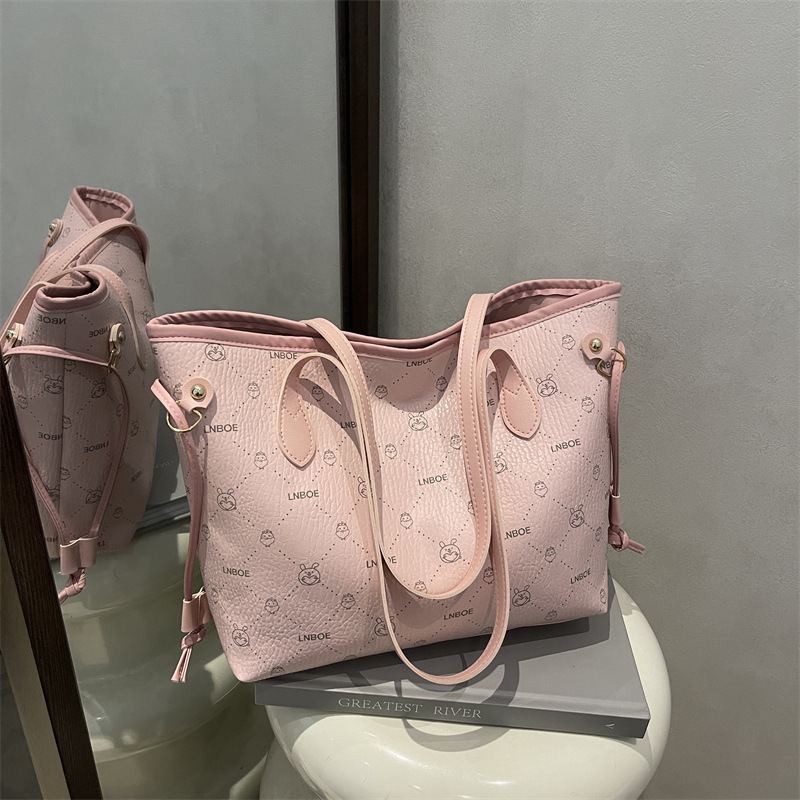Kappa Kappa New High-End Women's Design Shoulder Tote Bag Handbag Vegetable Basket Crossbody Commuter Bag Kappa Kappa New High-End Women's Design Shoulder Tote Bag Handbag Vegetable Basket Crossbody Commuter Bag