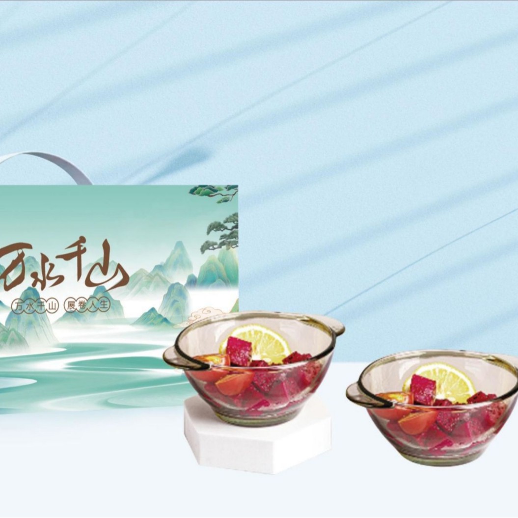 브라운 더블 이어 볼 (36세트/박스) [인쇄 가능]