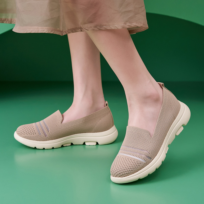 B888-3 Amazonas antideslizante transpirable invierno / otoño 2025 zapatos casuales para mujeres con suela gruesa