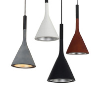 美式乡村北欧创意吊灯工业复古仿水泥西餐厅酒吧会所个性水泥吊灯