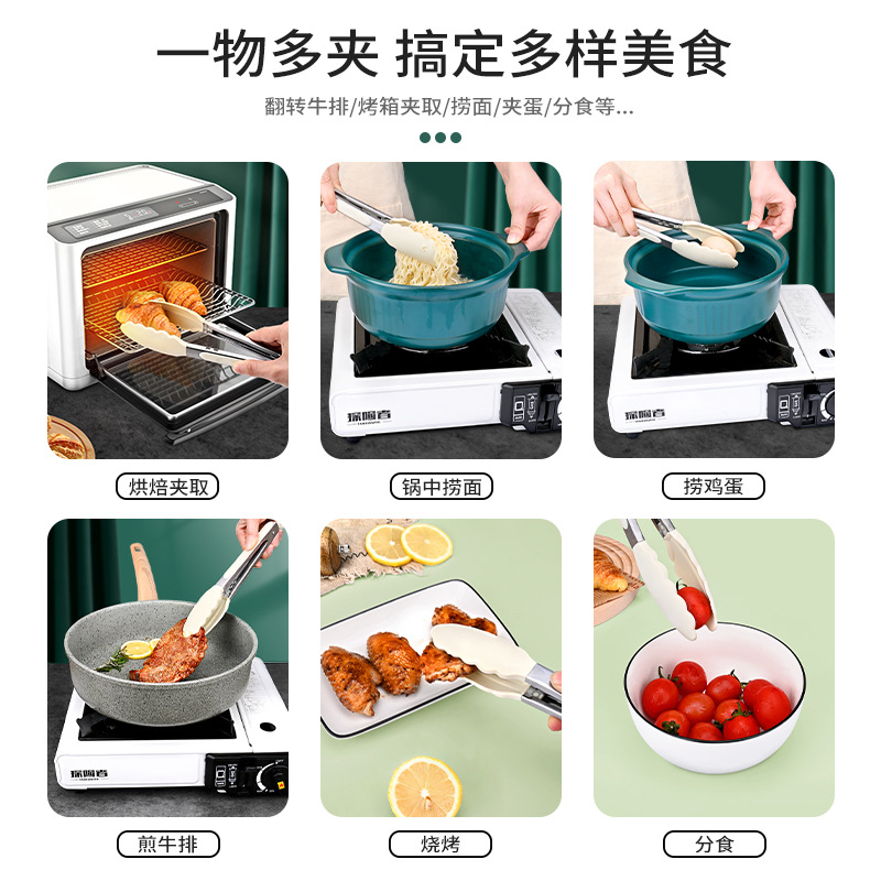 Alimentos de cocina resistentes a altas temperaturas fritos de acero inoxidable filete frito de cocina frita