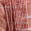 Organic tourmaline beads, nail decoration, accessory, 2mm, moonstone