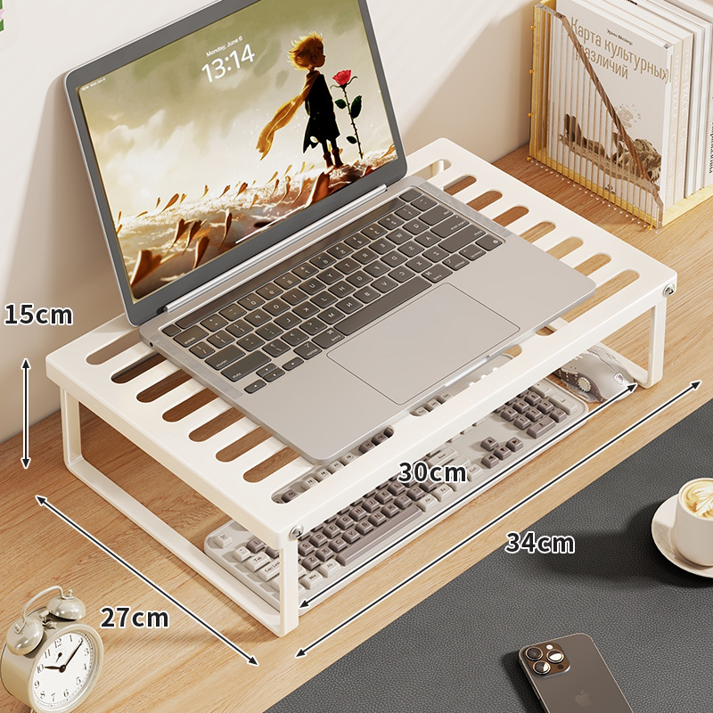 Soporte de Enfriamiento para Laptop, Base Elevada, para Escritorio y Hogar