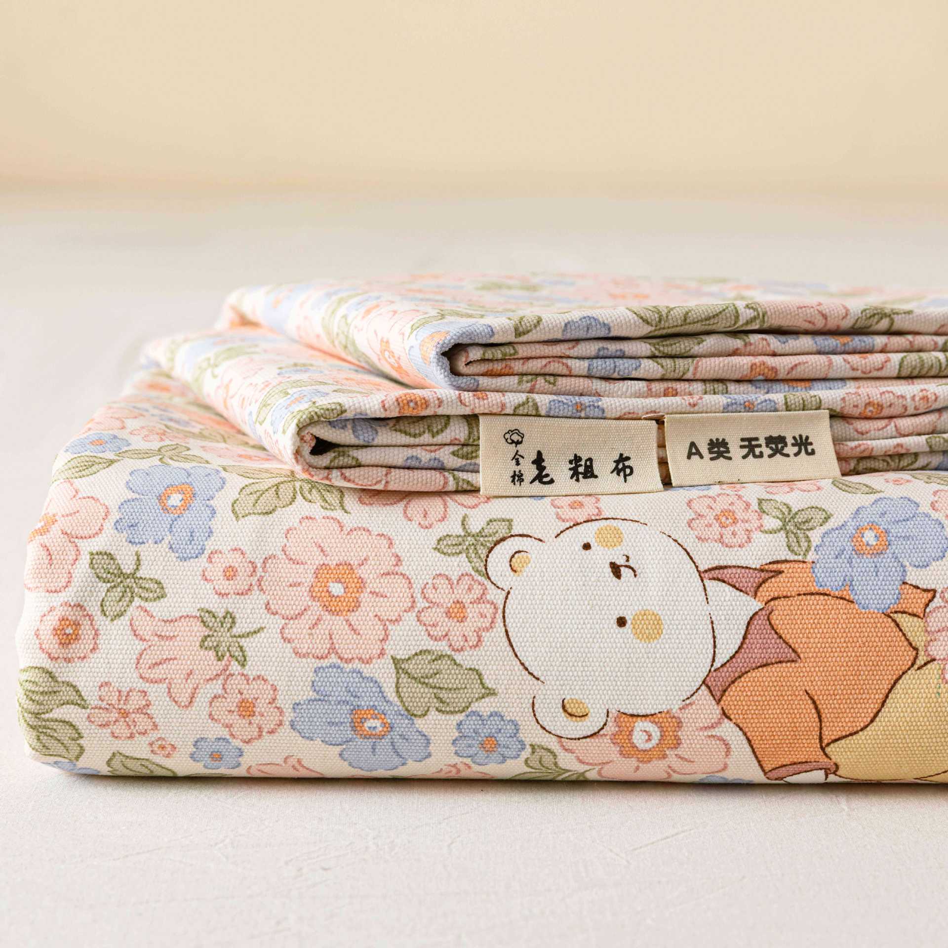 2025 nueva sábana de tela gruesa vieja de algodón de una sola pieza 100 dormitorio de algodón puro para niños y estudiantes sábana individual de tres piezas 2