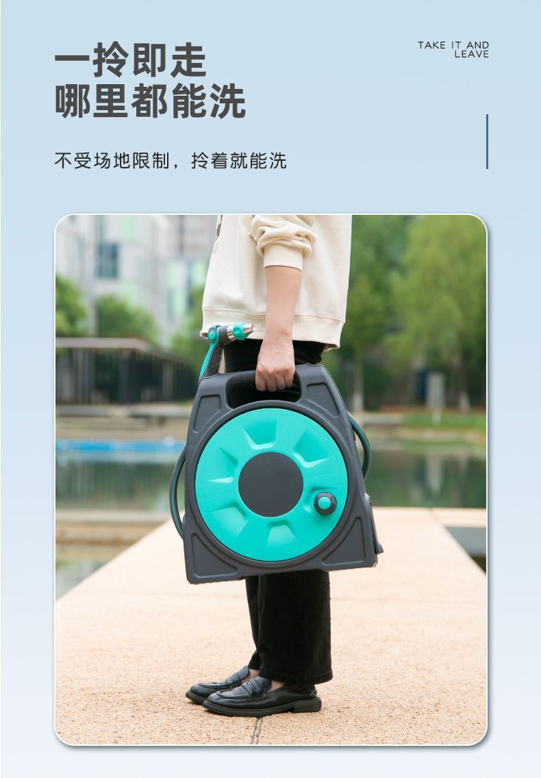 Outdoor High-Pressure Water Gun Car Wash Household Tap Water Hose Car Spray Gun Head Watering Vegetables and Flowers Magic Set