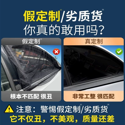 curtain mosquito net glass sunshade | Automobile anti-insect net