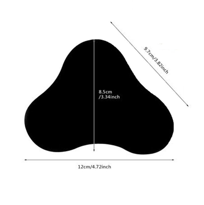 En stock triángulo negro nubes traceless estera antideslizante alfombra pegatinas fijas PU lavable manta antideslizante pegatinas