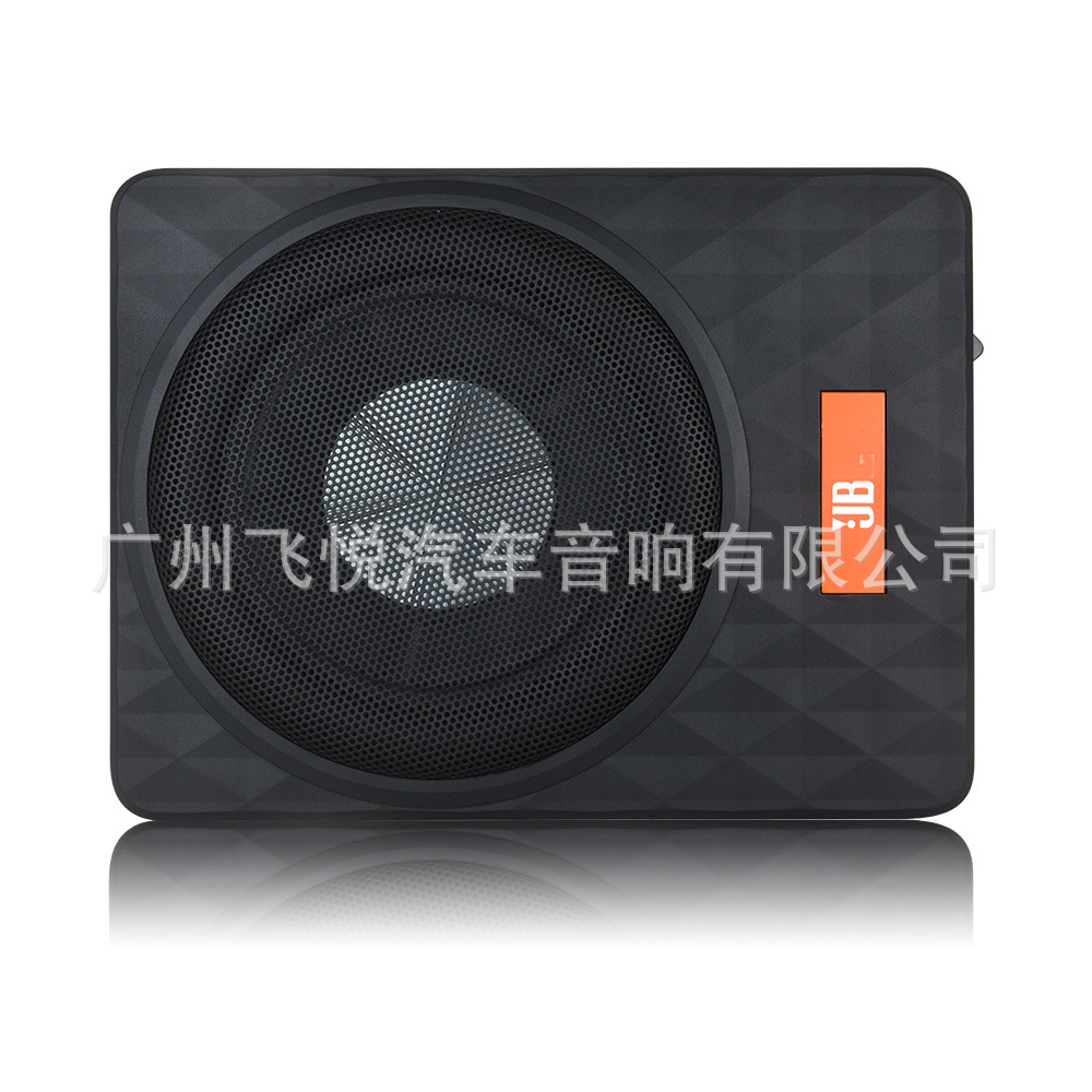Car audio 12v car ultra-thin aluminum alloy high-power diamond gun subwoofer modified 10 inch subwoofer