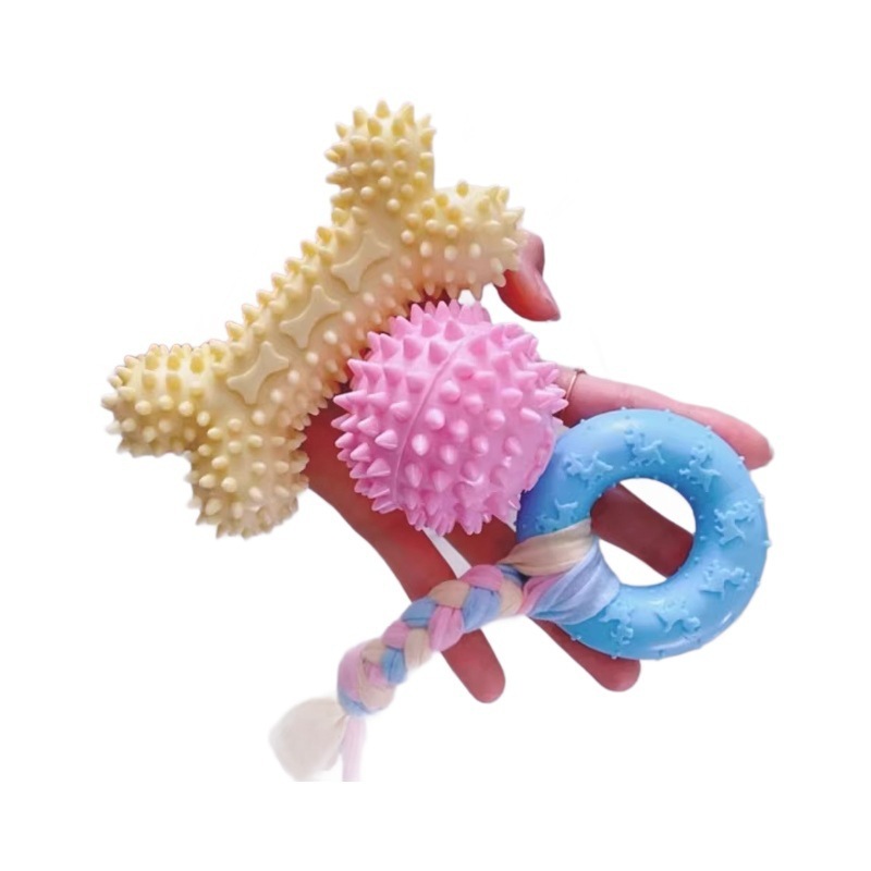 狗狗玩具耐咬解闷玩具球咬胶幼犬磨牙棒消耗体力|undefined