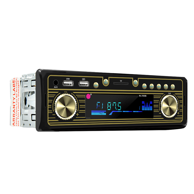 Reproductor MP3 Bluetooth para coche, radio FM, cargador, con DSP, ranura para tarjeta SD