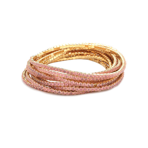 2.0mm ultra-fine rhinestones bracelet elastic bridal bracelet bracelet Korean single-row flash diamond elastic crystal bracelet