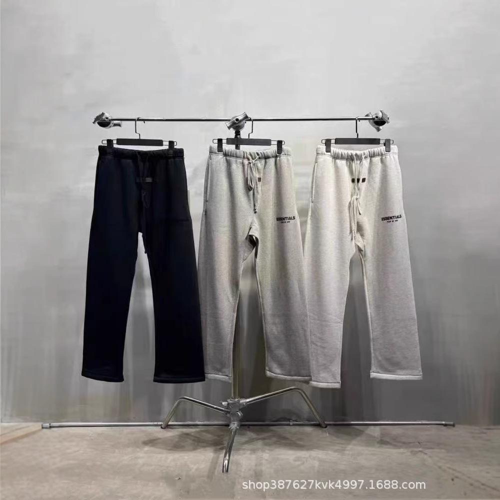 ESSENTIALS Season 8 High Street Casual Loose Straight Leg Sweatpants