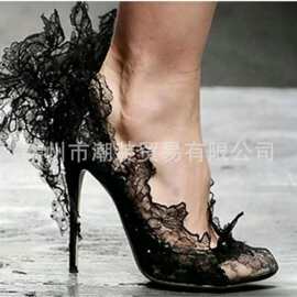 灰色流苏西部牛仔靴女 尖头粗跟磨砂皮短靴 欧美风高跟骑士靴工厂