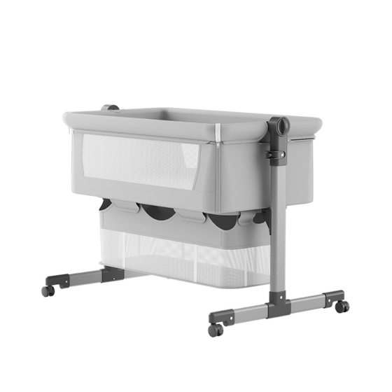 Cross-border portable movable crib foldable adjustable splicing big bed baby cradle bed BB bed anti-overflow milk