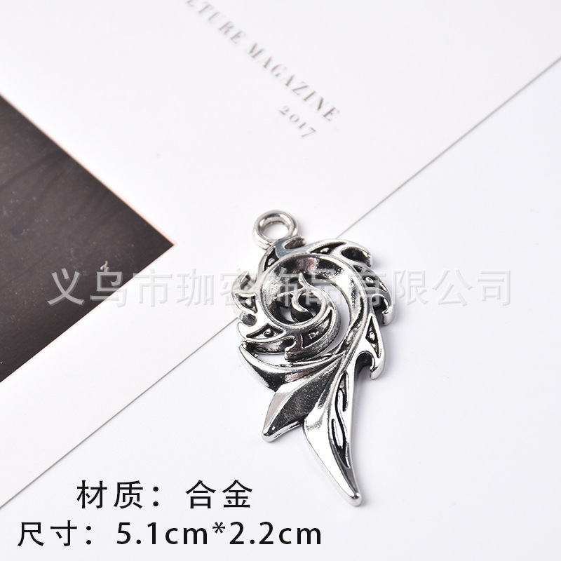 Collar de calle europeo y americano moda masculina hip hop estilo frío todo partido Internet celebridad aleación personalidad moda femenina ins suéter cadena colgante