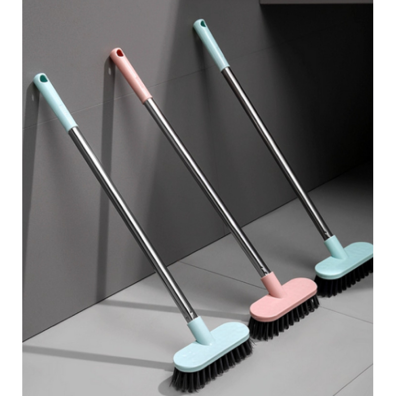 Bathroom Floor Brush, Bathroom Toilet Floor Brush, Long-Handled Floor Cleaning Brush, Hard-Bristled Tile Cleaning Brush with No Dead Corners
