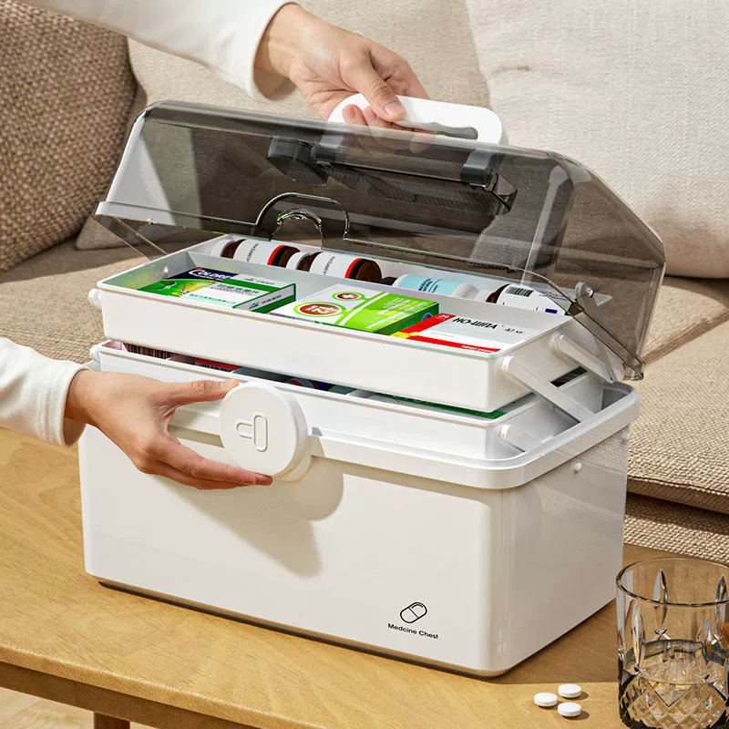 Аптечка, ящик для хранения бытовой косметики, небольшой ящик для первой помощи, ящик для хранения большой емкости, студенческое общежитие