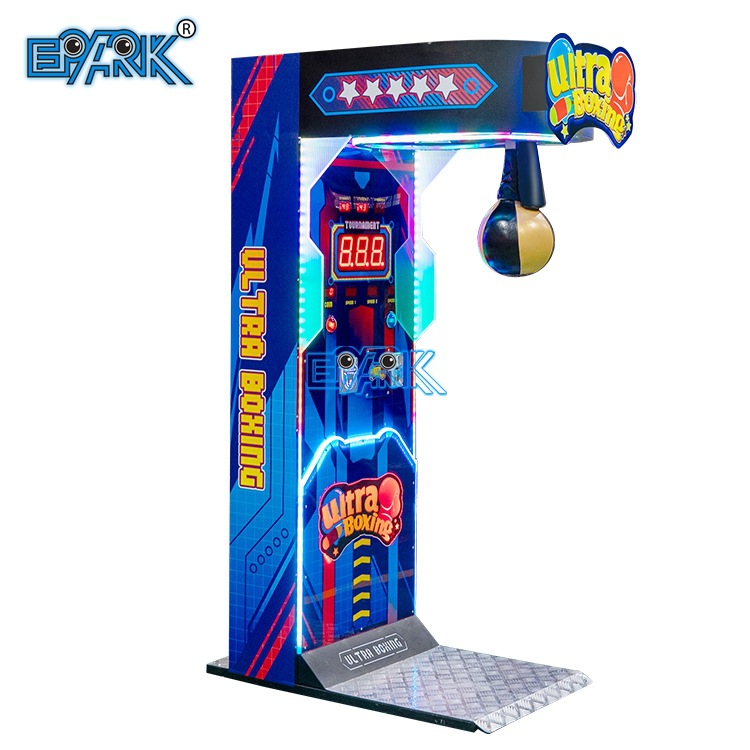 Máquina de Juego de Boxeo Arcade de Gran Tamaño, Máquina de Juego Arcade Hercules Dragon Fist, Equipo de Arcade que Funciona con Monedas, Máquina de Medición de Fuerza de Boxeo