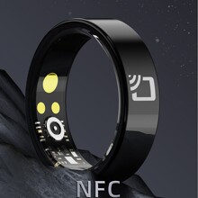 NFC陶瓷智能指环心率血氧睡眠运动计步卡路里IP68防水Smart ring