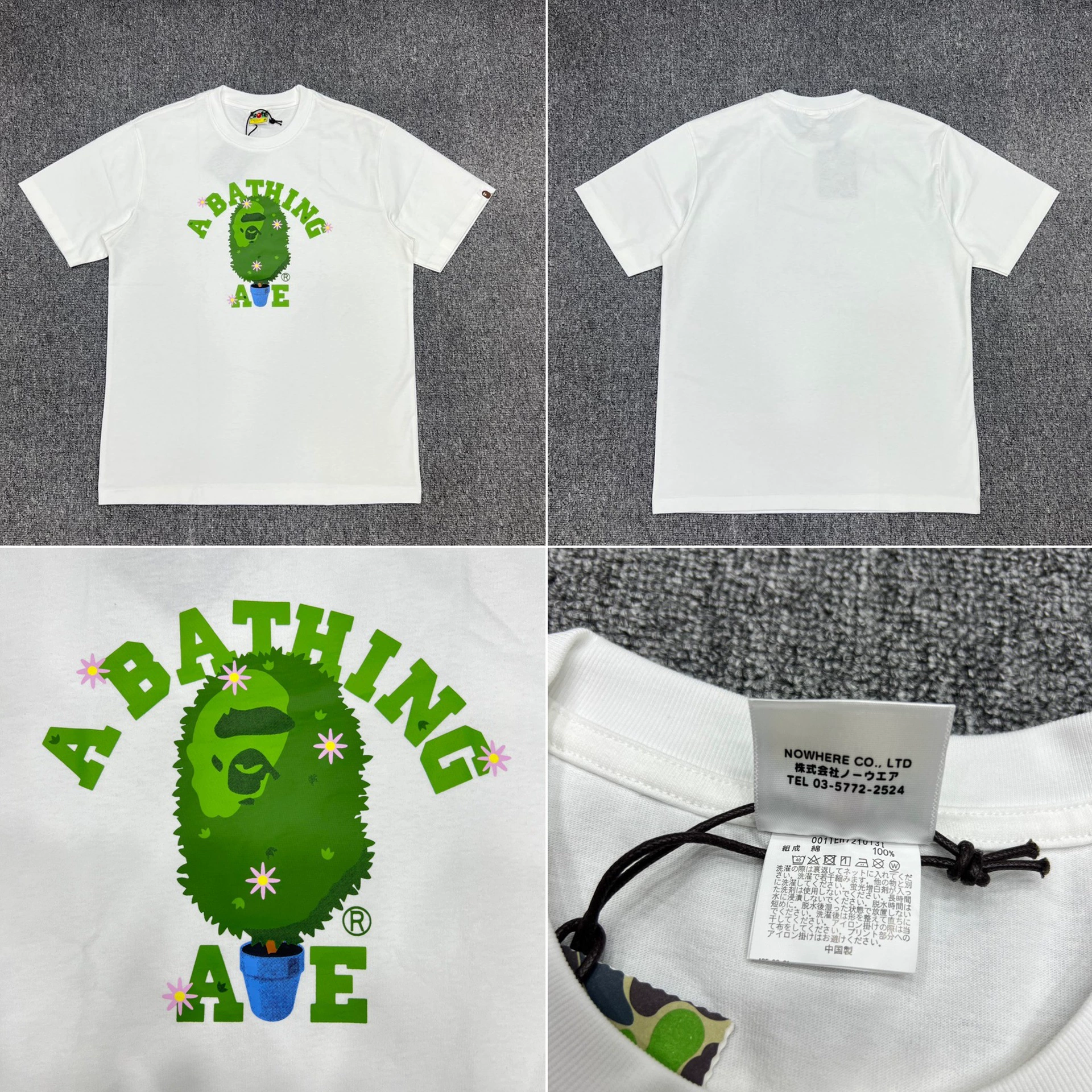 Стильный брендовый топ BAPE с половинными рукавами TEE для мужчин и женщин, камуфляж голова обезьяны, высокого уровня, свободный крой, короткий рукав