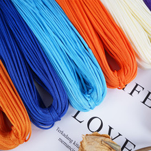 彩色中粗亮絲線2mm空心線編織線材手工繩子飾品材料線材中粗輕體