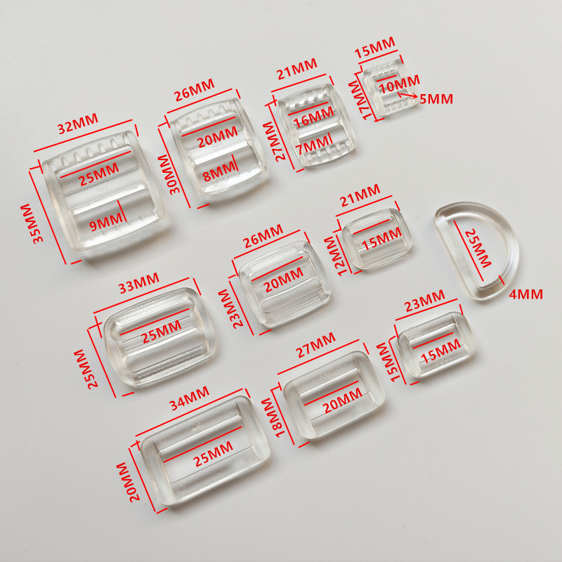 透明日字扣 尺寸