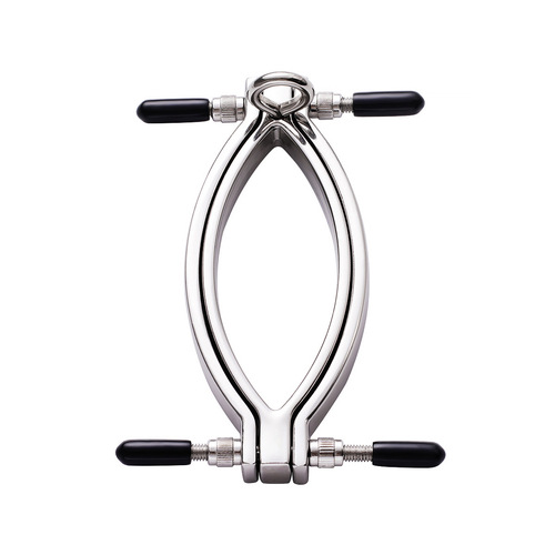 Vaginal clamp to expand the vagina, peek into the lower body, flirt and stimulate, metal sex tools, alternative passionate adult couple sex toys