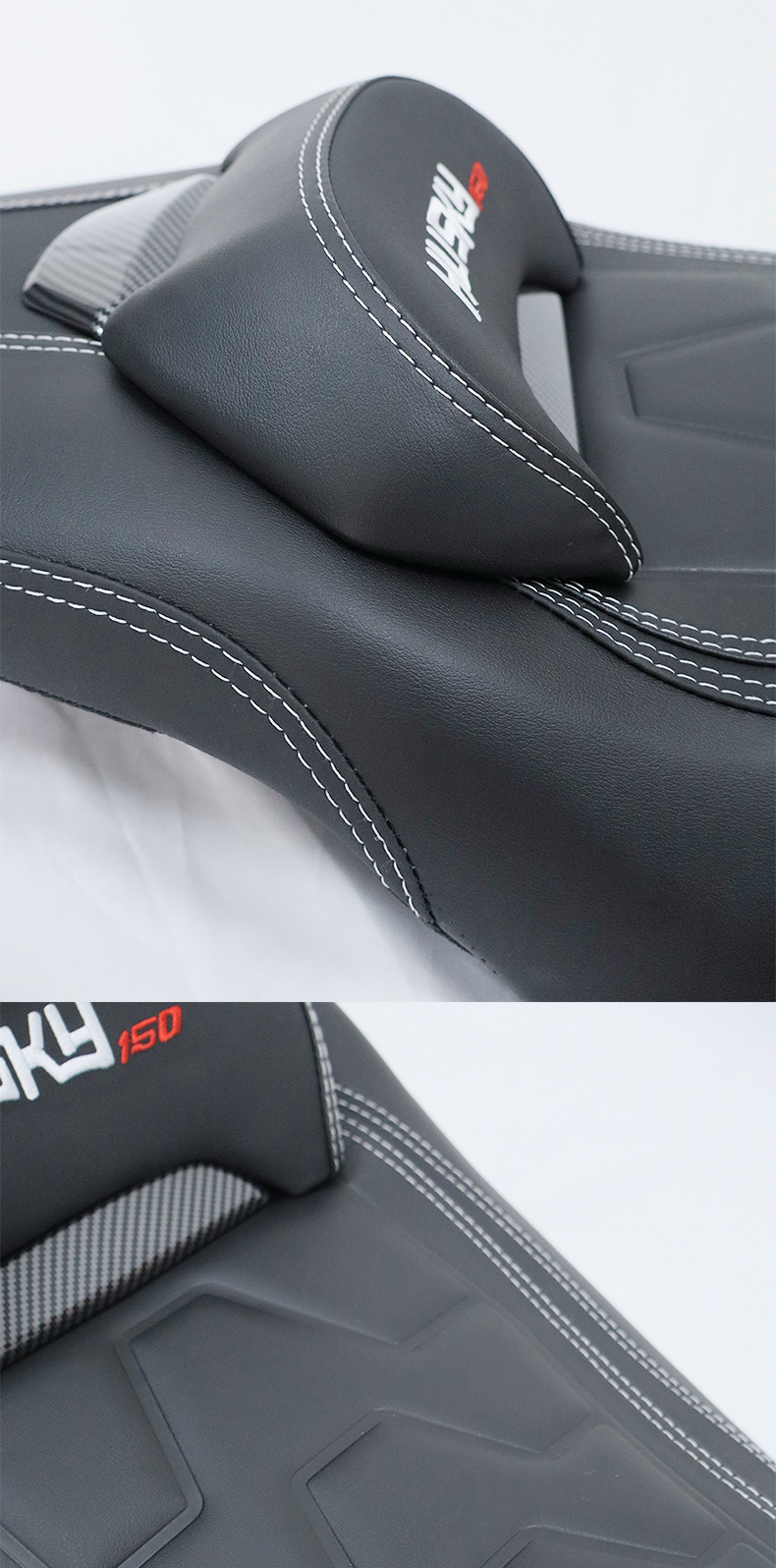 Suitable for Sanyang Husky 150 modified seat cushion, non-destructive installation, complete seat assembly with sun protection, waterproof and extra soft