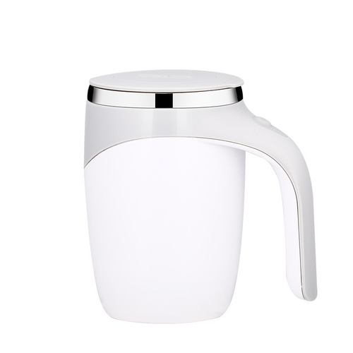 新款304不锈钢懒人咖啡搅拌杯自动搅拌杯磁力旋转电动牛奶杯厂家