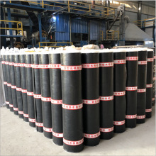 厂家定制sbs改性沥青防水卷材3mm火烤沥青防水卷材聚酯胎黄沙片岩