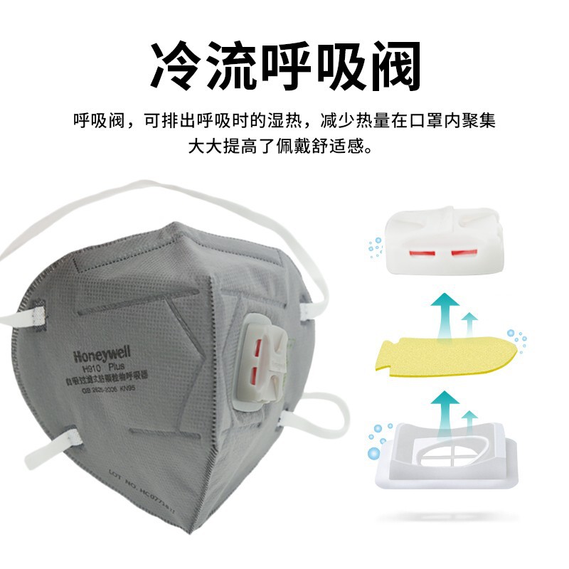 Honeywell H910VPlus máscara de carbón activado anti-olor decoración protector con válvula de respiración máscara de cabeza