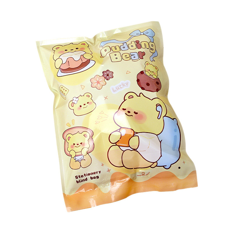 布丁小熊惊喜大礼包盲袋小学生文具套装幸运福袋盲盒儿童节日礼物|undefined