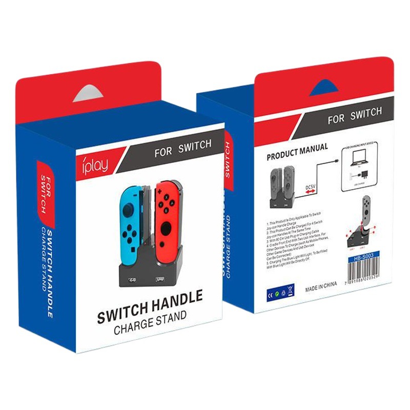 IPLAY interruptor de la manija del juego de cuatro cargas cargador de 4-manija cargador de asiento izquierdo y derecho