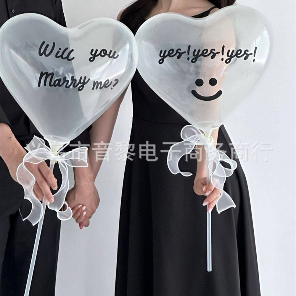 New INS love balloon transparent heart-shaped confession proposal…