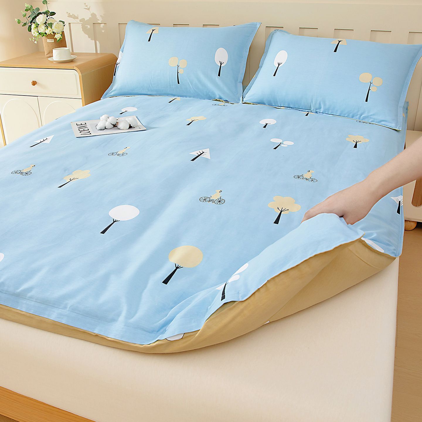 Colchón de cama de algodón desmontable colchón de cama de algodón con colchón dormitorio de colchón de algodón único colchón de cama de invierno image 4
