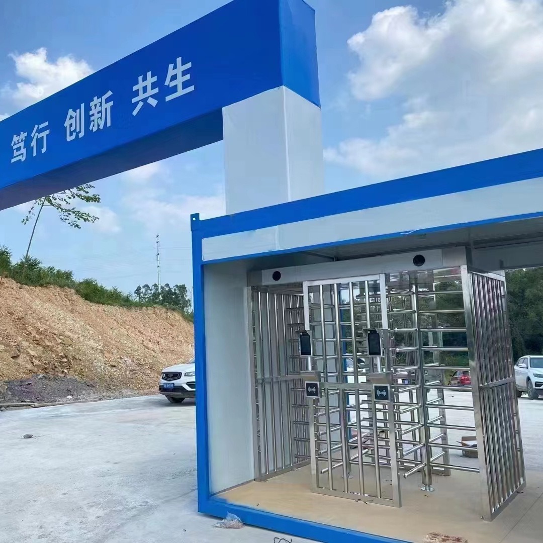 江苏工地人行通道闸机 实名制人脸识别全高转闸 三辊闸翼闸